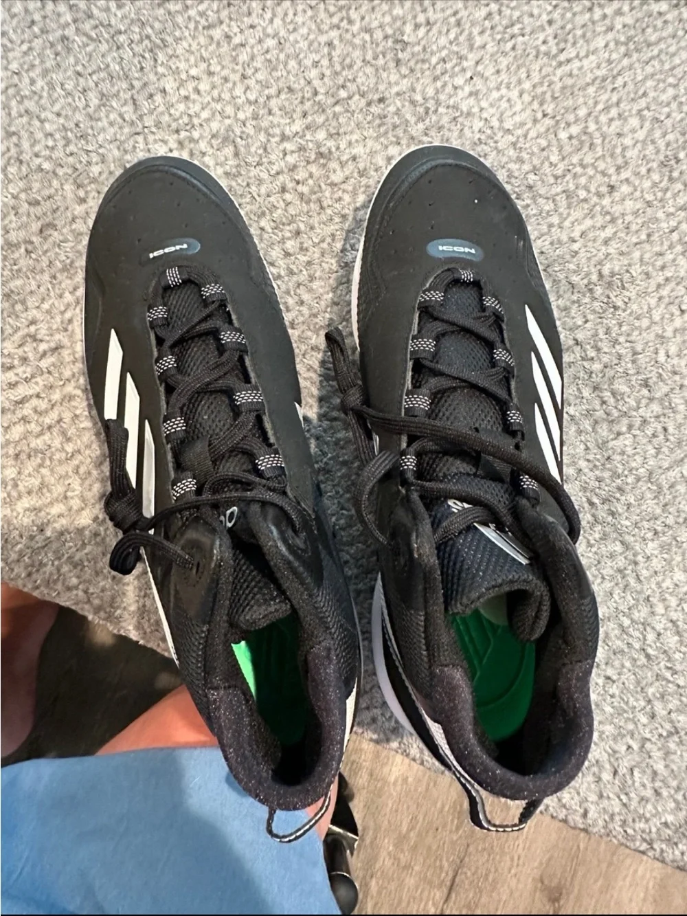 🆕Men’s Adidas Icon 4 MD Baseball Shoes Cleats Size 12